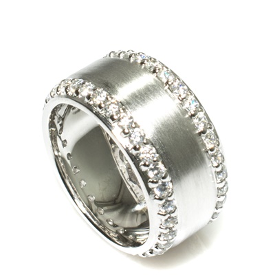 Silber Ring matt