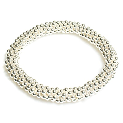 Elastisches Silber Armband