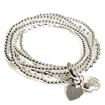 Elastisches Silber Armband