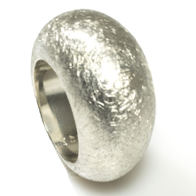 Silber Ring Konisch matt