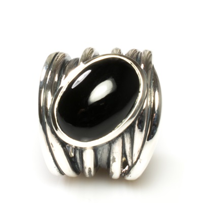Silber Ring mit Onyx
