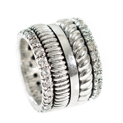 Silber Ring mit Zirkonia