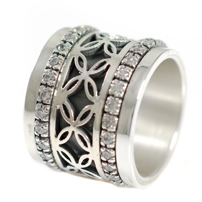 Silber Ring mit Zirkonia