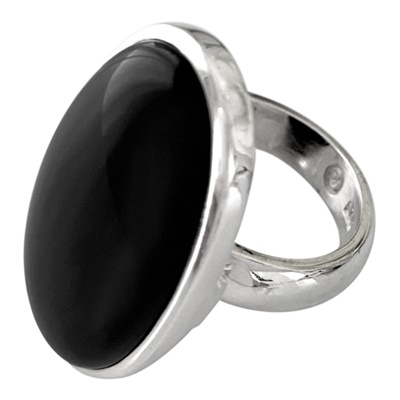 Silber Ring mit Onyx