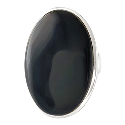 Silber Ring mit Onyx