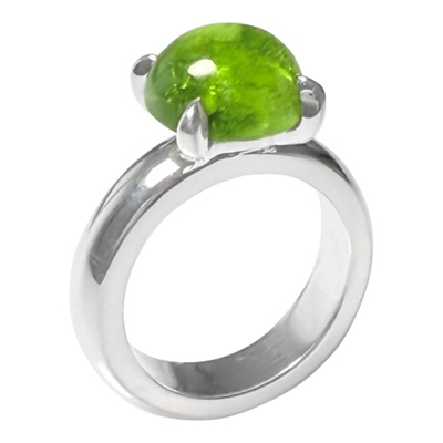 Unikat Ring mit Peridot