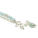 Armband mit Aquamarine Steine