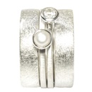 Silber Ring mattt