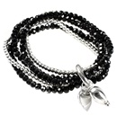 Onyx Armband mit Silber