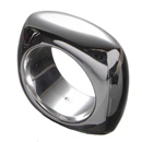 Quadratischer Silber Ring