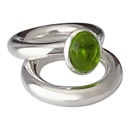 Silber Ring mit Peridot