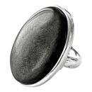 Silber Ring mit Nuummite