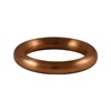 Edelstahl Ring, braun, matt, "4mm" (15RIOL0504M)