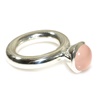 Silber Ring mit Rosenquarz (16RI006)