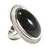 Edler Silber Ring mit grauem Mondstein (16RI3339)