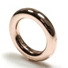 Silber Ring glanz rosé vergoldet (16RIDU015)