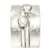 Silber Ring mattt (16RIDU339)