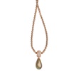 Bronze Perlenkette mit Anhänger (17SIAN1705-1)