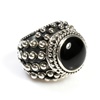 Edler Silber Ring mit Onyx (18LEROI397-1)