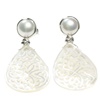 Unikat Silber Ohrhänger mit Perle und Perlmutt (19OR70002)