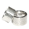 Silber Ring 12 x 2.5mm (19RI71714-1)