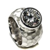 Silber Ring mit einer grossen Zirkonia (19SR039015CZ)