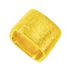 Quadratischer Silberring vergoldet  (21RISR0178VER)