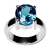 Silberring mit Blautopas (25RIBT7011)