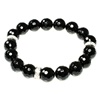 Elastisches Onyx Armband (ABON000107)